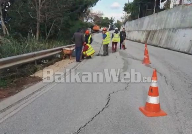Dëmtohet rruga Vlorë-Orikum, kompania Salillari përgjegjëse për mirëmbajtjen