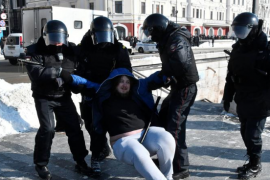 450 qytetarë arrestohen në Rusi, në protestat për lirimin e Navalnyt