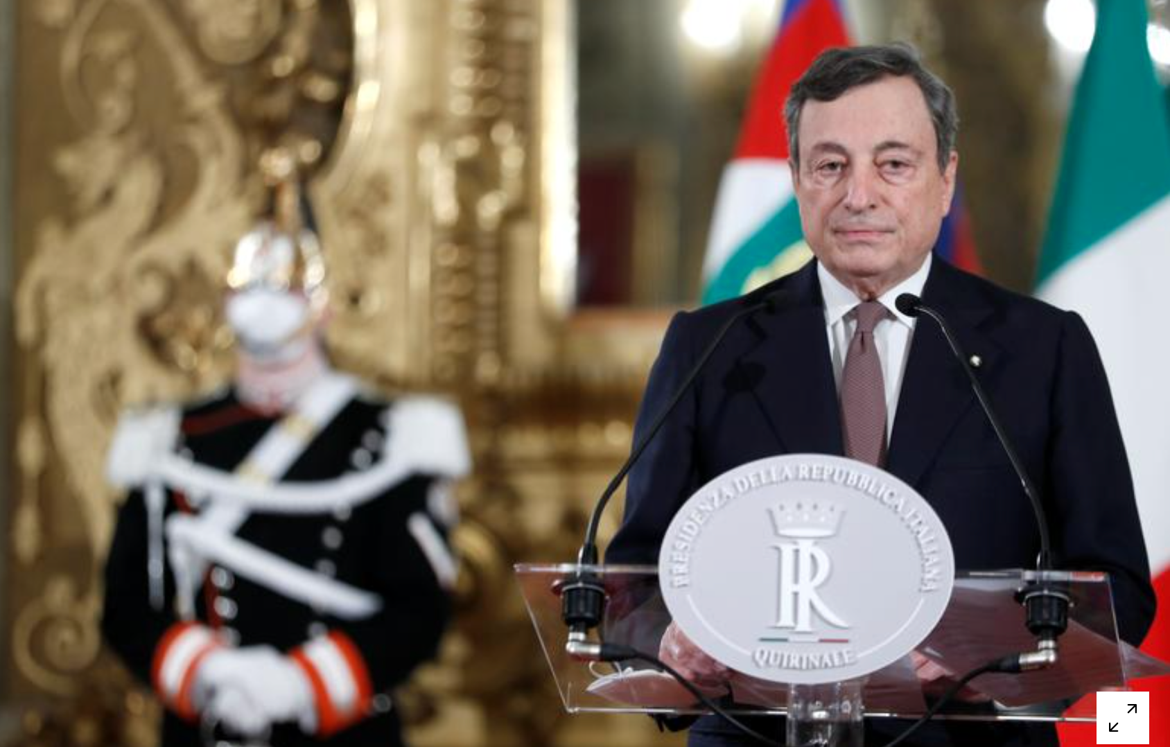 Mario Draghi betohet si kryeministër