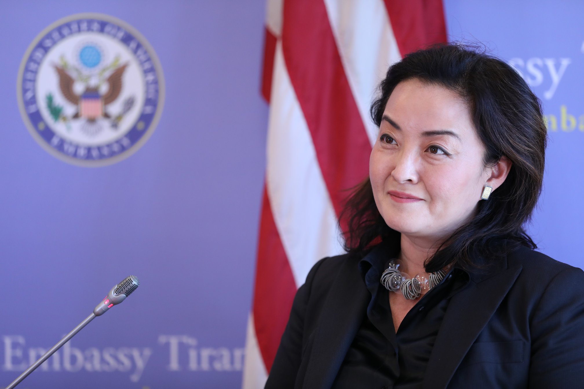 Ambasadorja e SHBA-ve Yuri Kim, Berishës: SHBA-të janë seriozë për luftën kundër korrupsionit
