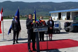 BE i dhuron 200 mijë vaksina Bosnje-Hercegovinës