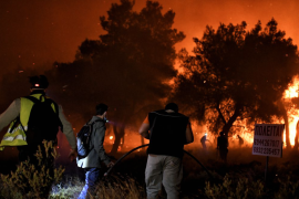 Evakuohen 6 fshatra në rajonin e Korintit në Greqi