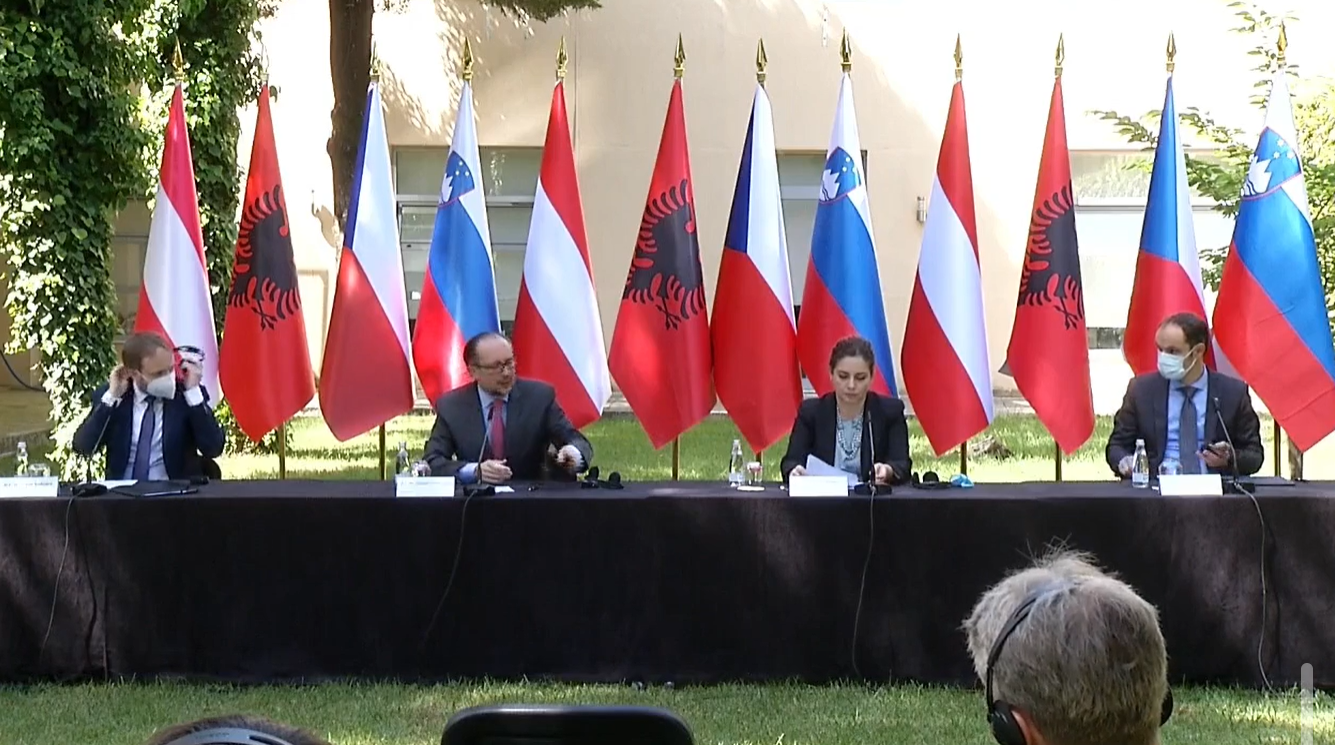 Shqipëria merr mbështjetjen e Austrisë, Sllovenisë dhe Rep. Çeke për negociatat me BE