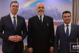 Rama, Vuçiç dhe Zaev mblidhen në Shkup për të çuar para projektin e tyre të ‘Mini Shengenit’