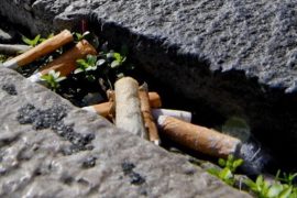 Franca urdhëron kompanitë e çigareve të paguajnë për pastrimin e bishtave të hedhura në rrugë