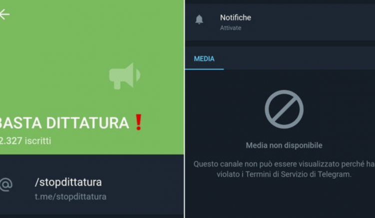 Telegram mbyll kanalin kundër vaksinave në Itali